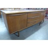 A teak sideboard