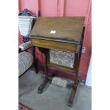 A Regency rosewood reading/music stand