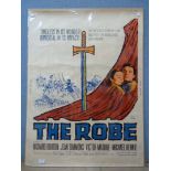 A vintage 1963 The Robe, film poster, unframed