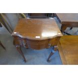 An Edward VII mahogany canteen of cutlery table