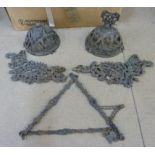 Cast iron church censor parts