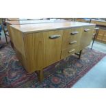 A small teak sideboard