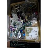 A collection of semi-precious stone jewellery