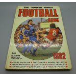 Football; a copy of the original Topical Times Football book 1982 containing several signatures from