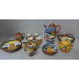 A collection of Japanese Satsuma china