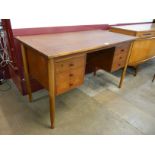 A Danish teak desk