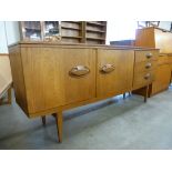 A teak sideboard