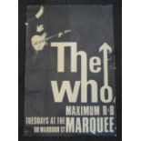 The Who, an original Maximum R&B Tuesdays at the Marquee, 90 Wardour St., 38.5cm x 57cm