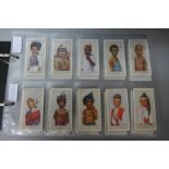 Cigarette cards;-an album with ten complete sets, including Ogden's 'Children of all Nations', etc.