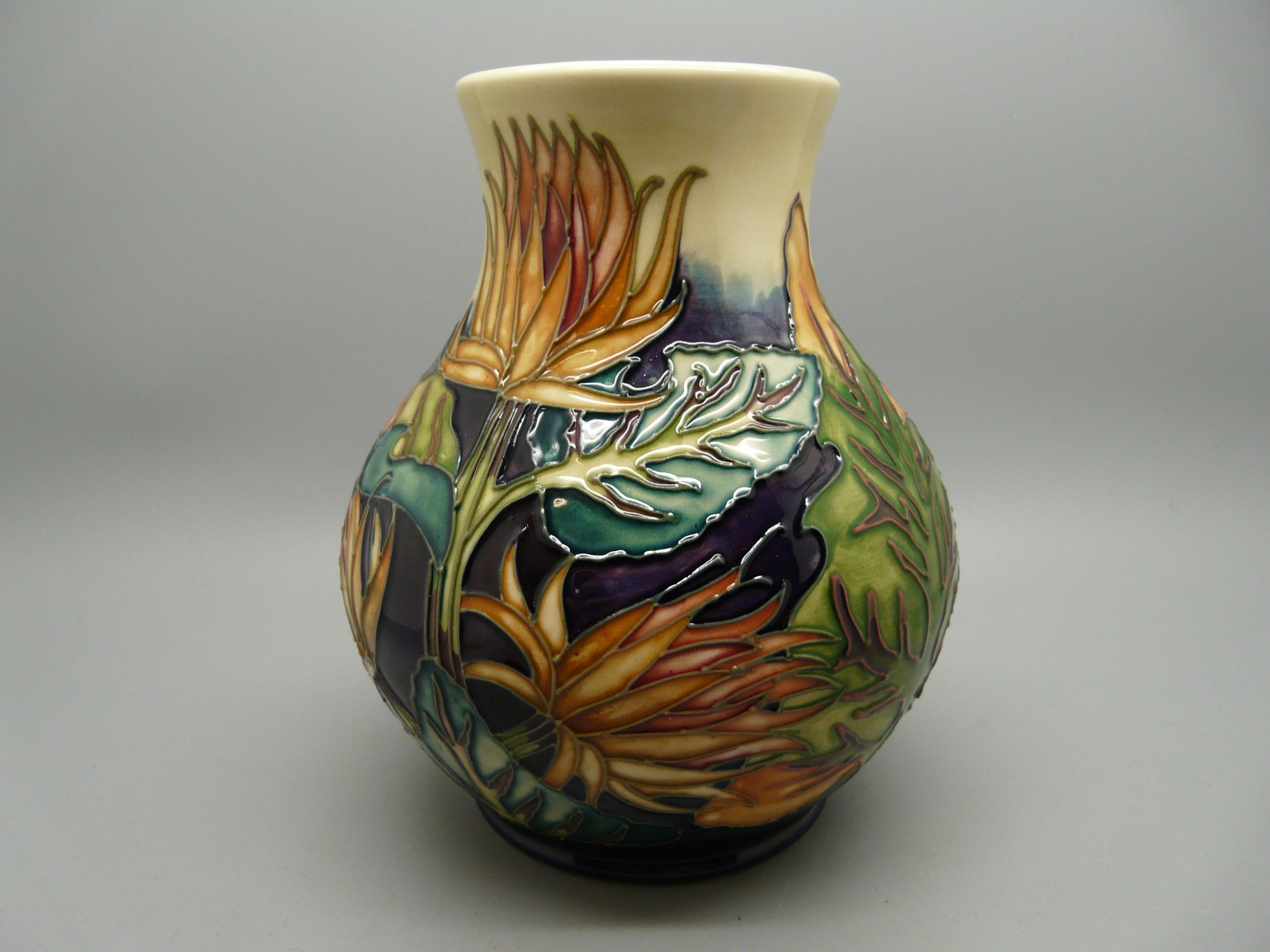 A Moorcroft vase, 'Burdock' by Phil Gibson, 15.5cm - Image 2 of 3