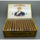 A box of 50 King Edward cigars