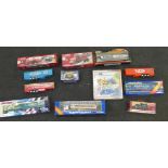 A collection of Corgi die-cast model cars/trucks, boxed (12)