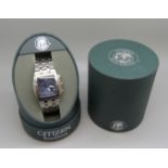 A gentleman's Citizen Eco-Drive wristwatch, boxed