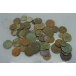 A collection of metal detecting coin finds