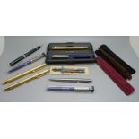 A collection of pens