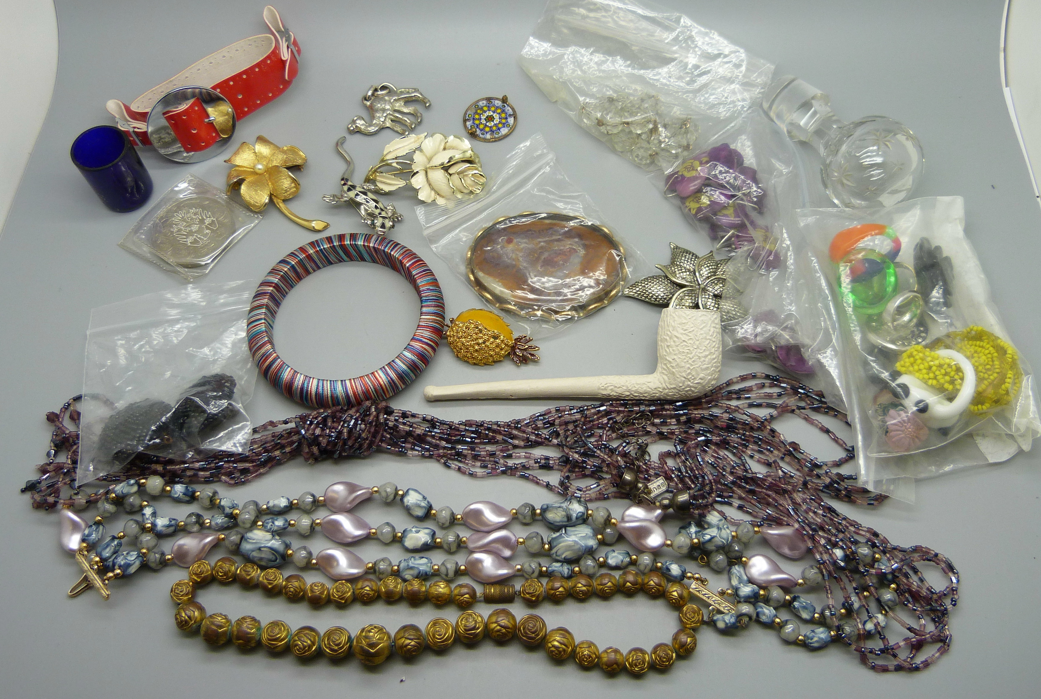 Costume jewellery, etc.