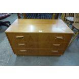 A G-Plan Fresco teak chest of drawers