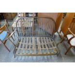 A Ercol Golden Dawn beech settee