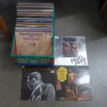 A collection of 75 various Jazz and Blues LP records