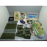 RAF cloth badges and stickers, etc., including Air Cadets, Red Arrows