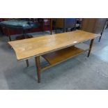 A Fyne Ladye teak coffee table, designed by Richard Hornby