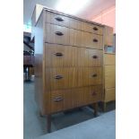 An Elliotts of Newbury afromosia chest of drawers