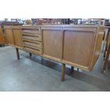 A teak sideboard