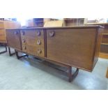 A teak sideboard