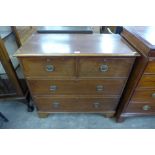 A George III mahogany chest of drawers