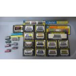 A collection of over thirty Graham Farish N gauge wagons, most boxed