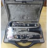 A Buffet Crampon Paris B12 clarinet, cased