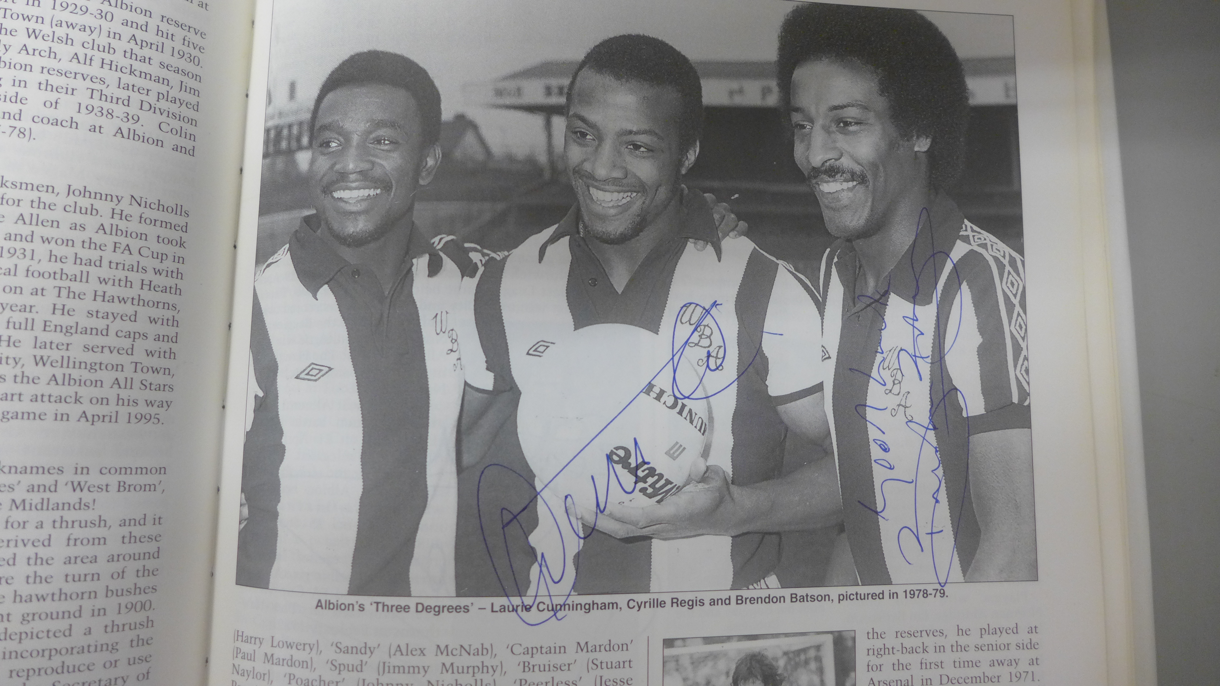Football:- five books relating to Derby County, Nottingham Forest and West Bromwich Albion, some - Image 7 of 8