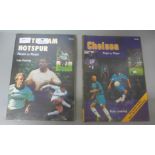 Football:- two Player by Player books relating to Chelsea F.C. and Tottenham Hotspur, containing