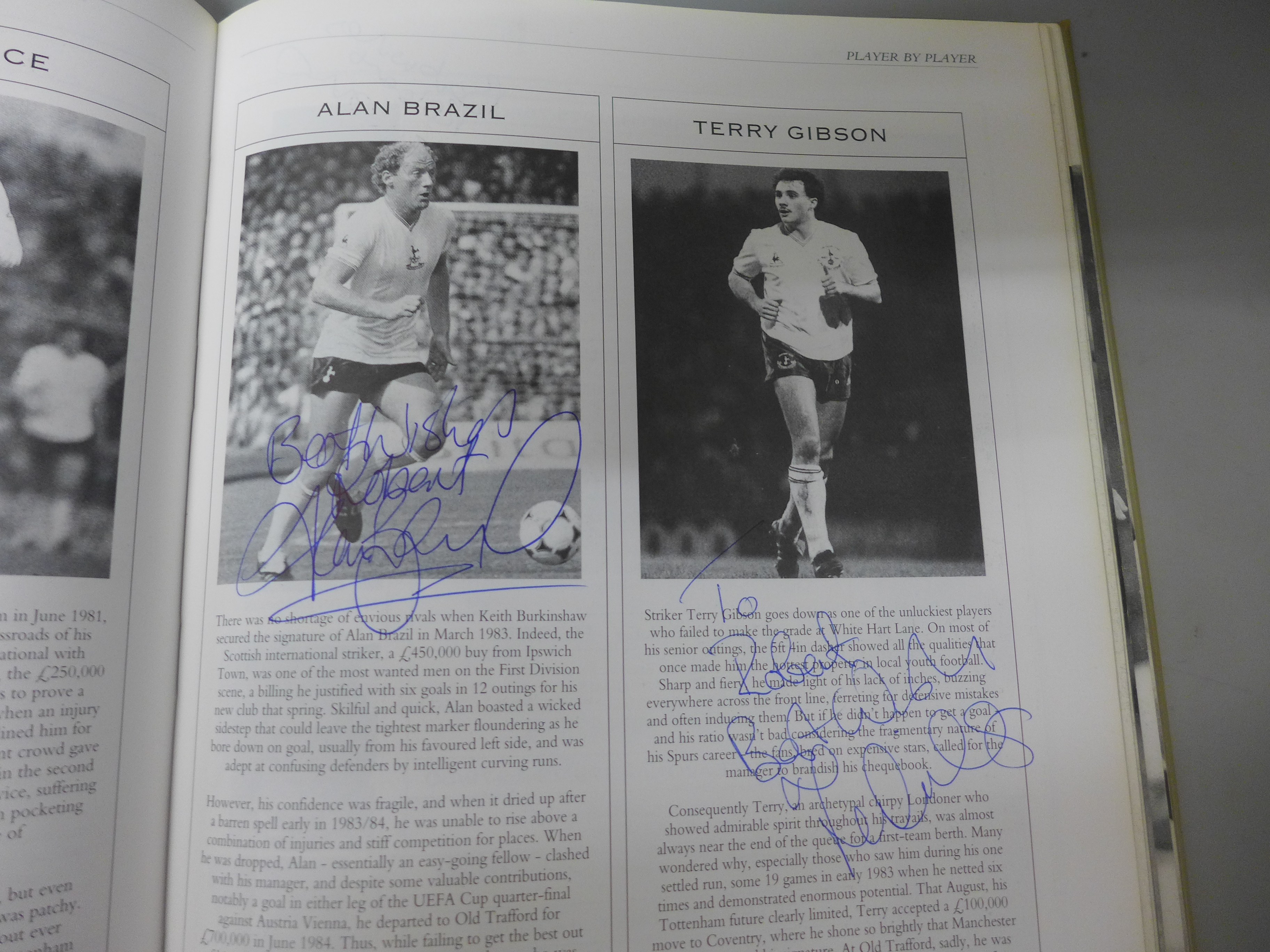Football:- two Player by Player books relating to Chelsea F.C. and Tottenham Hotspur, containing - Image 6 of 11