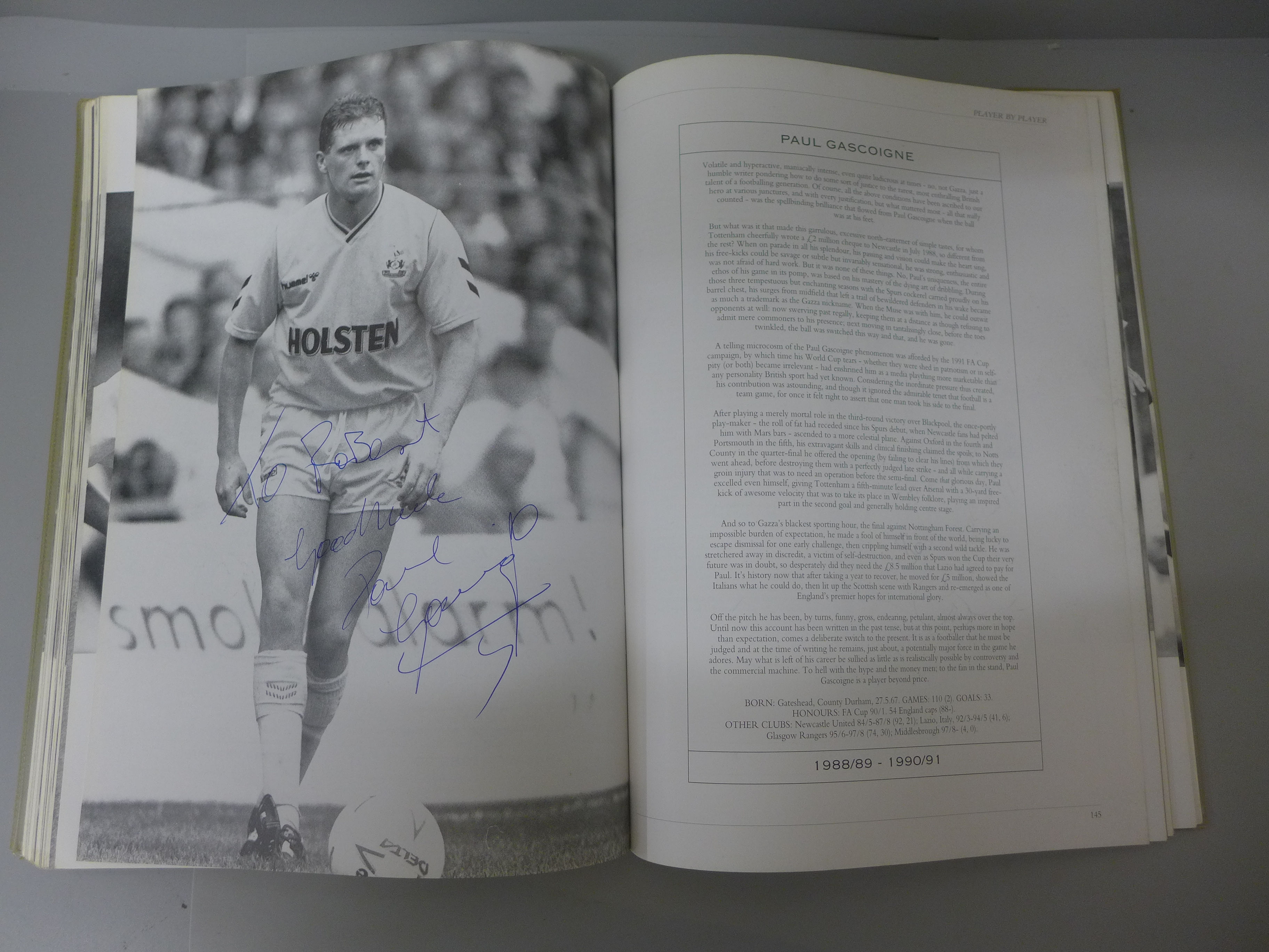 Football:- two Player by Player books relating to Chelsea F.C. and Tottenham Hotspur, containing - Image 9 of 11