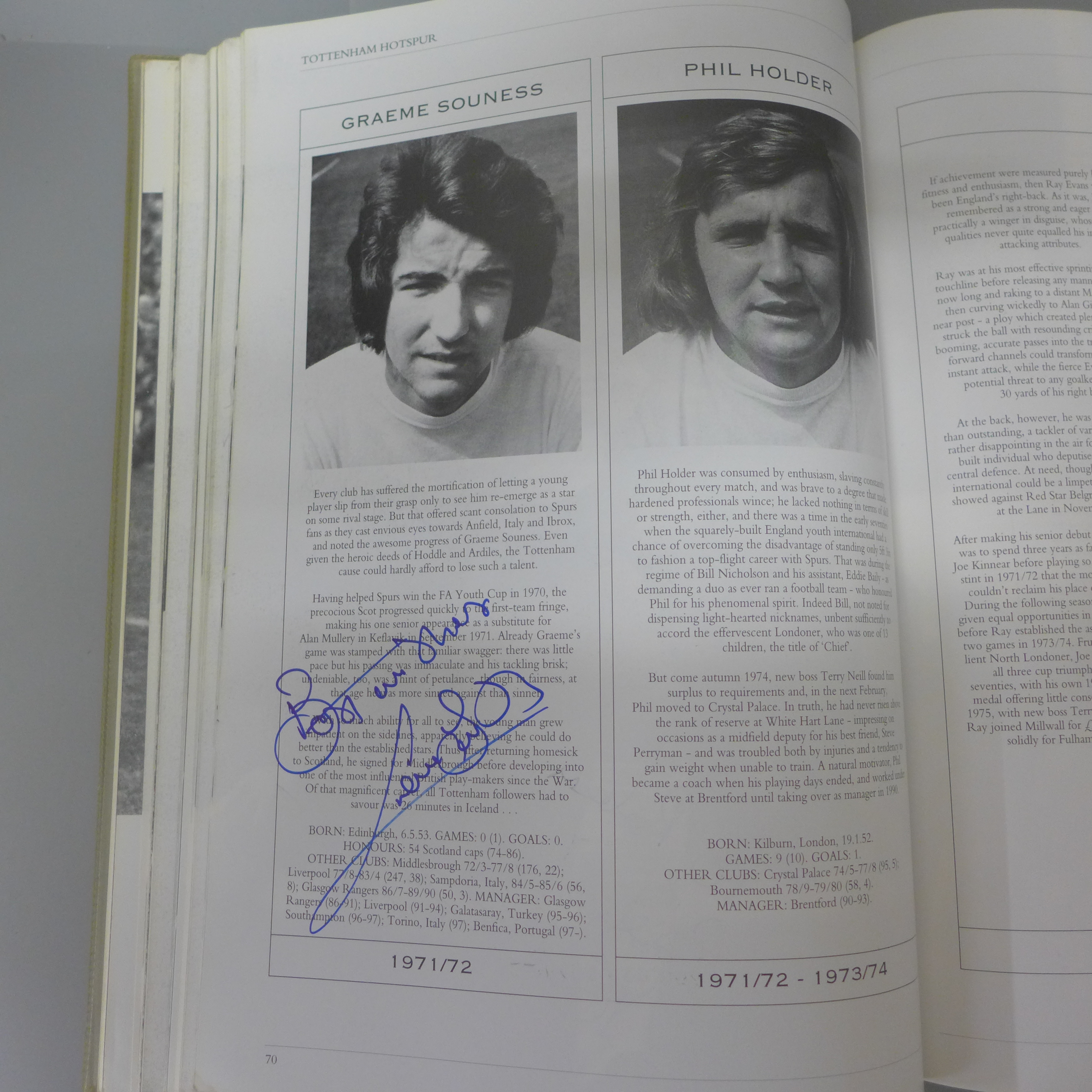 Football:- two Player by Player books relating to Chelsea F.C. and Tottenham Hotspur, containing - Image 3 of 11