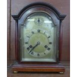 A late 19th Century mahogany cased clock, retailed by Wales & McCulloch Ltd, 56 Cheapside, London