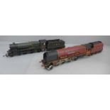 Two Hornby 00 gauge model locomotives, County of Somerset and Duchess of Sutherland