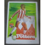 An Activity Promotions Ltd. football poster, printed in the 1970's, Stoke City