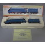 A Hornby R2339 LNER 4-6-2 Class A4 Mallard 00 gauge model locomotive and tender, boxed