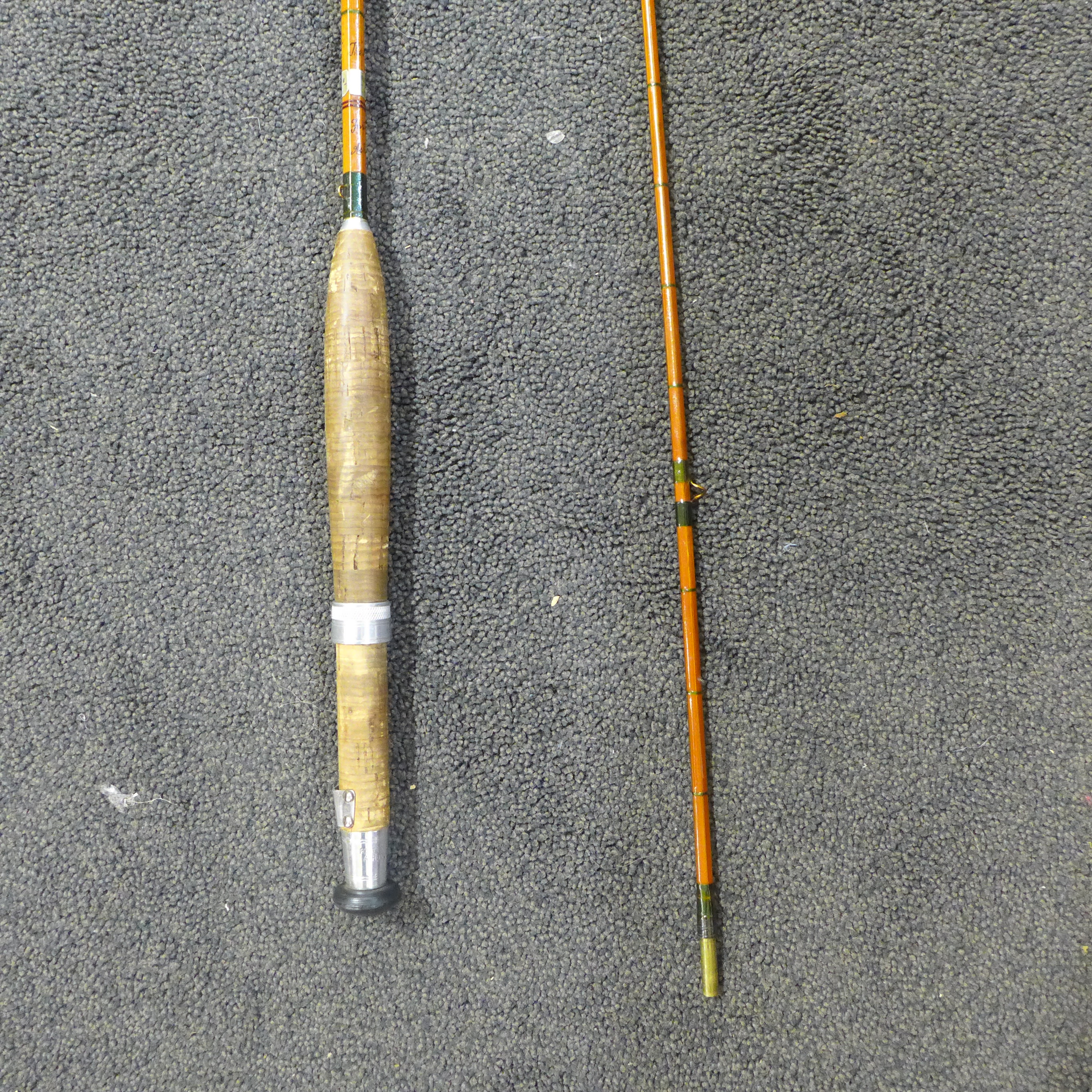 A Fosters of Ashbourne 'The Manifold' split cane fly rod - Image 2 of 2