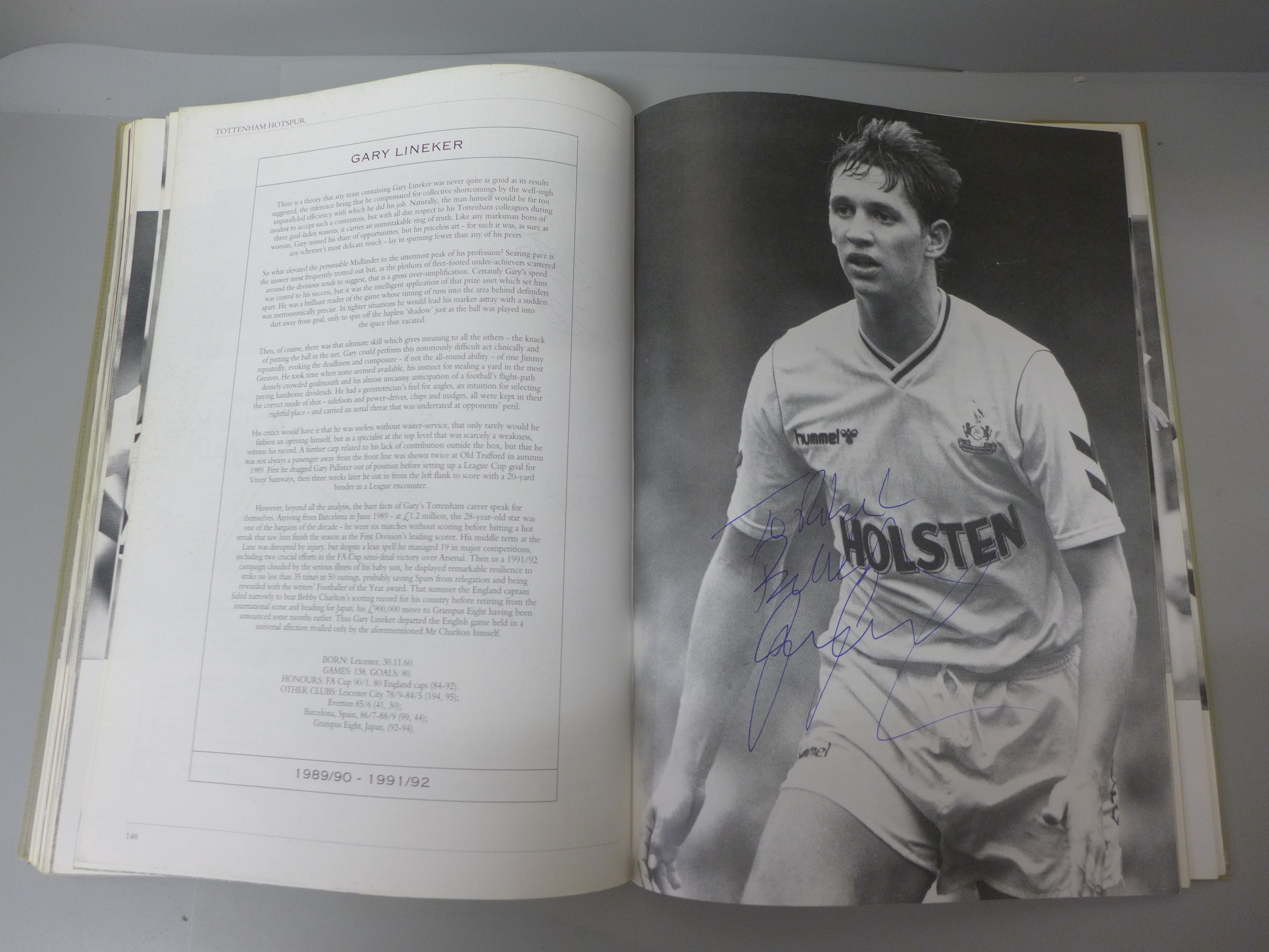 Football:- two Player by Player books relating to Chelsea F.C. and Tottenham Hotspur, containing - Image 10 of 11