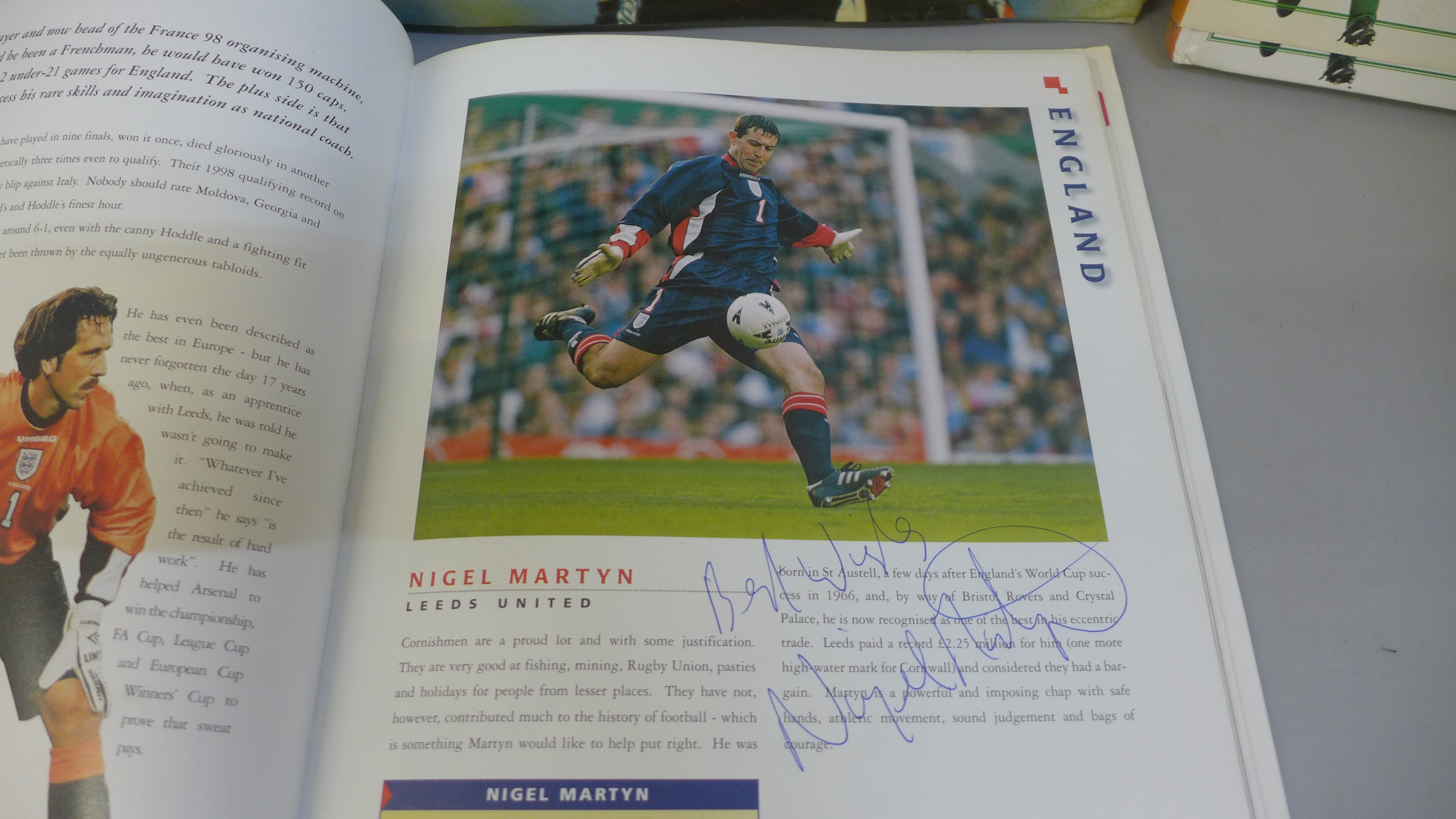 Football:- three World Cup related books containing signatures from former players including Sol - Image 2 of 6