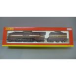 A Hornby R2179 LMS 4-6-2 Duchess of Gloucester 00 gauge model locomotive and tender, boxed