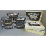 A collection of Revell model vehicles including two boxed sets (slot cars, can be used on