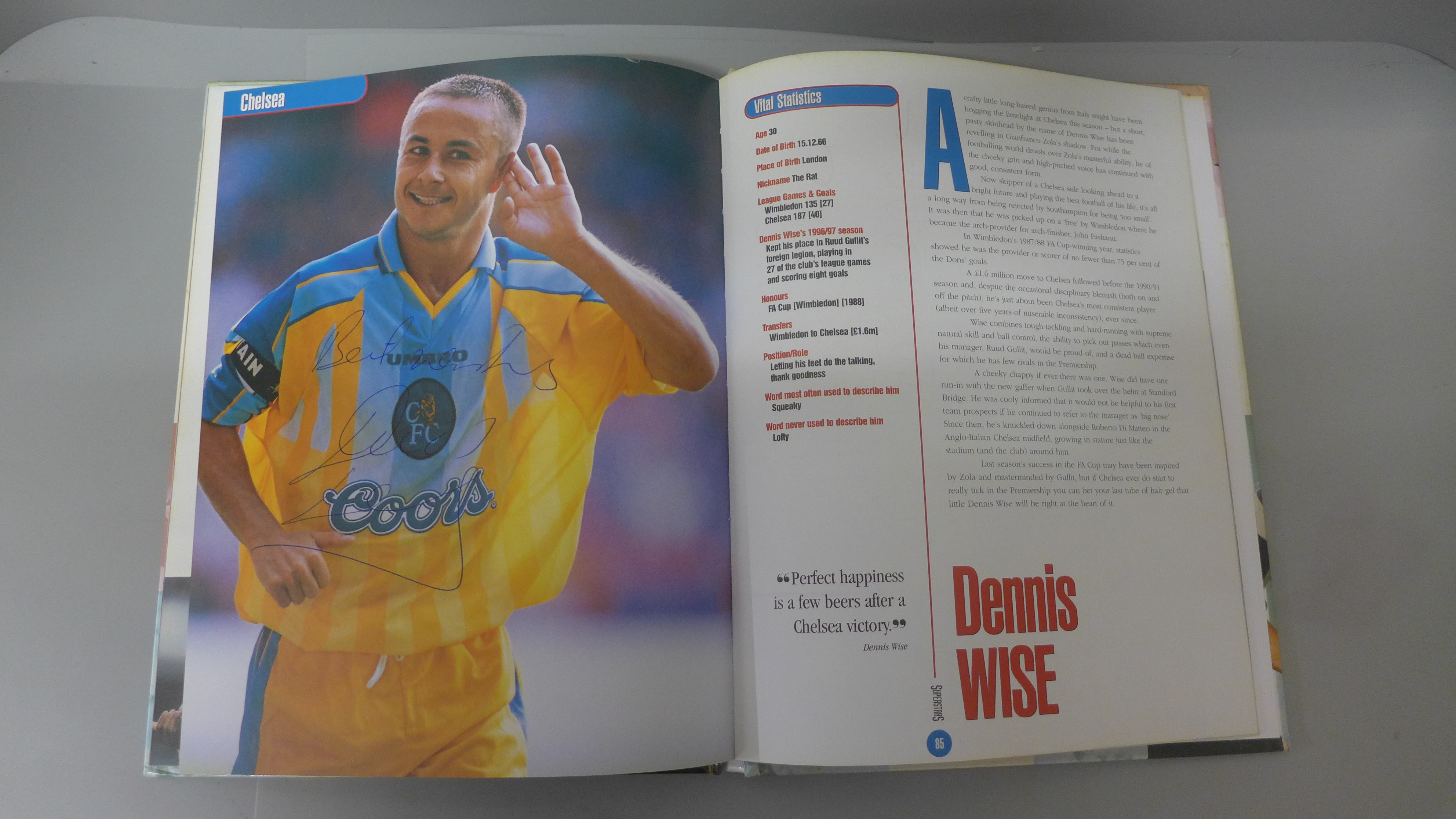 Football:- three 'Superstars of the Premier League' books, containing signatures from former players - Image 5 of 9