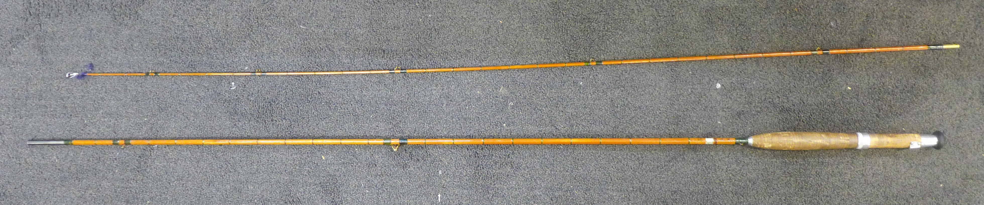 A Fosters of Ashbourne 'The Manifold' split cane fly rod