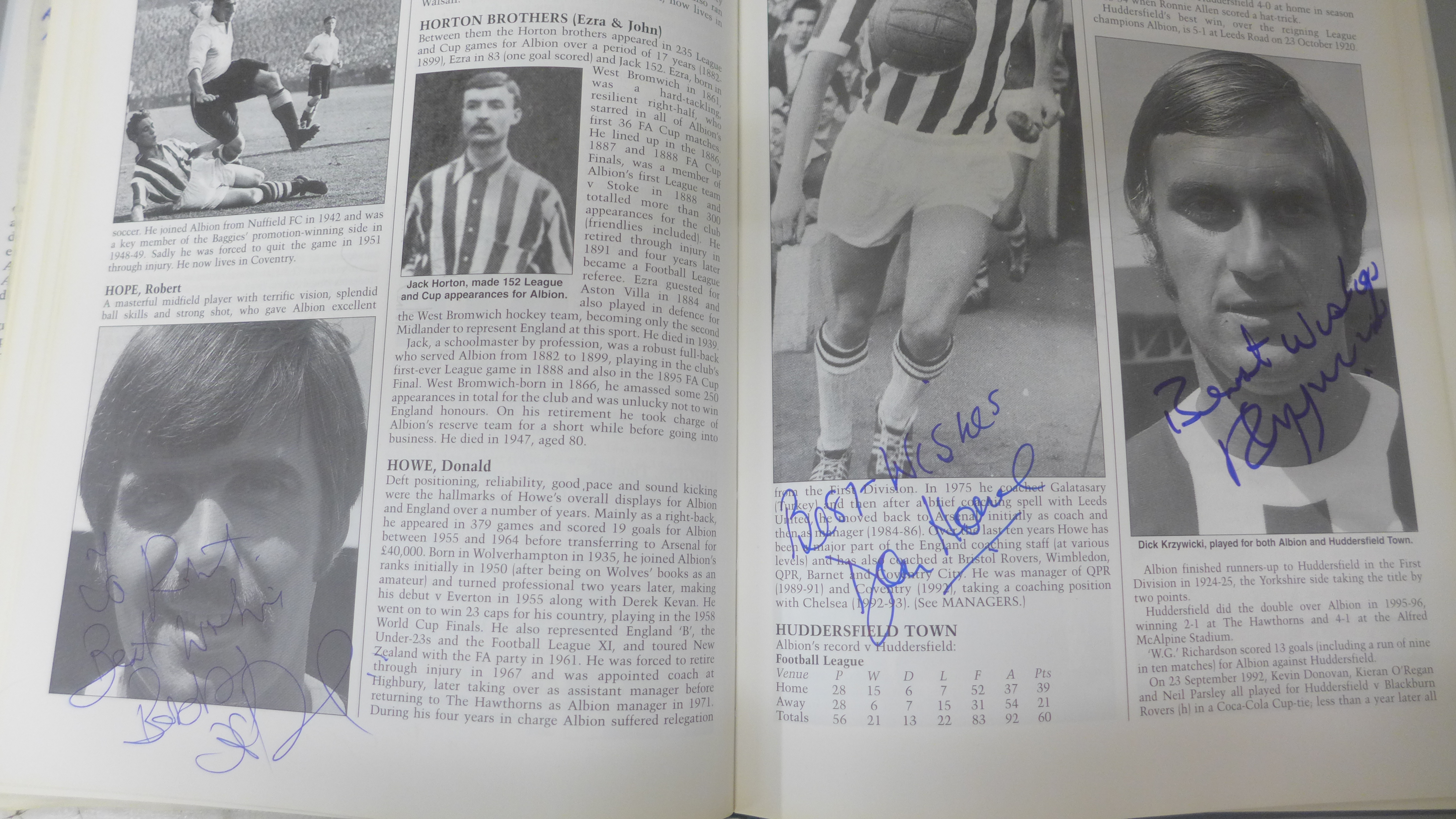 Football:- five books relating to Derby County, Nottingham Forest and West Bromwich Albion, some - Image 6 of 8