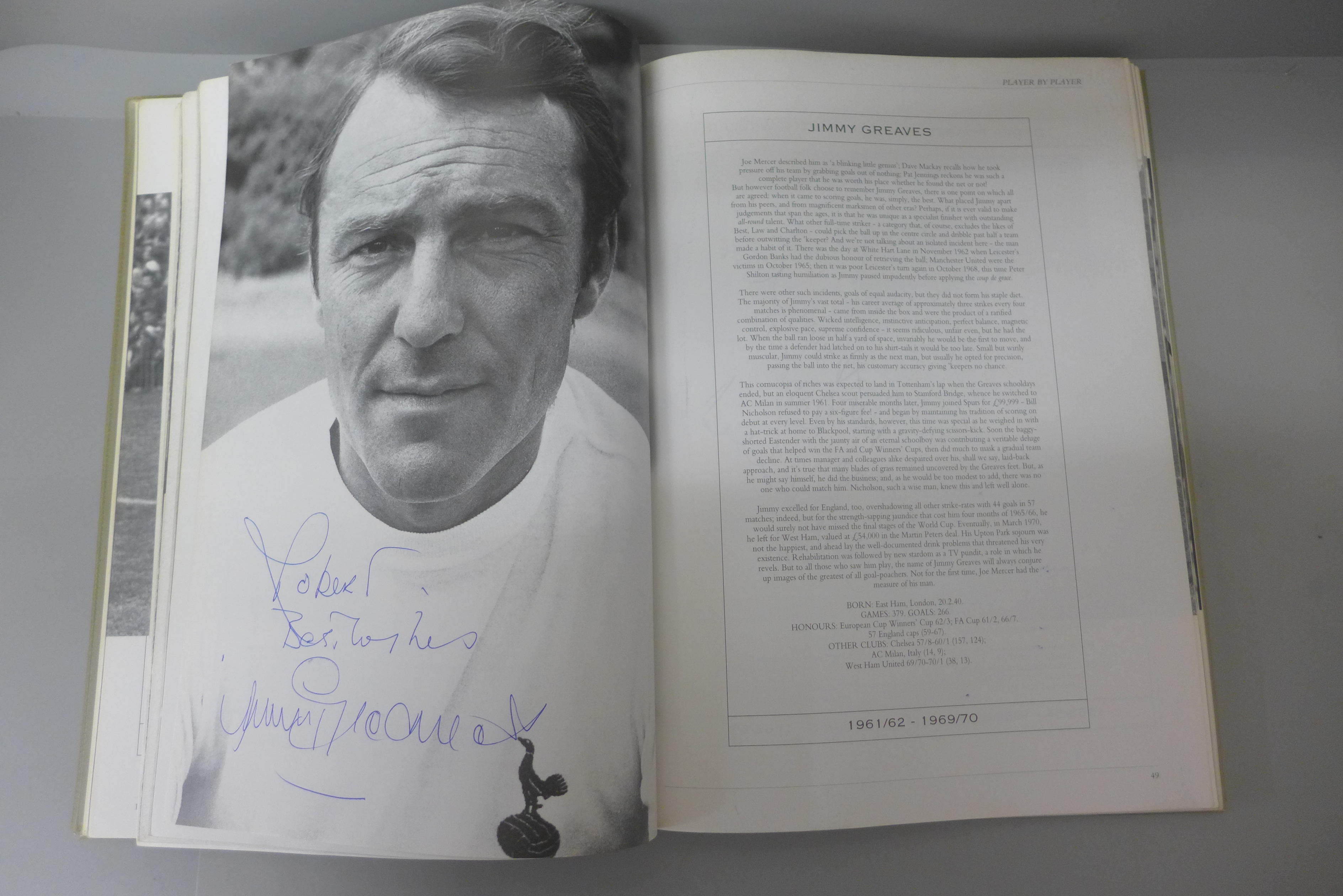 Football:- two Player by Player books relating to Chelsea F.C. and Tottenham Hotspur, containing - Image 2 of 11