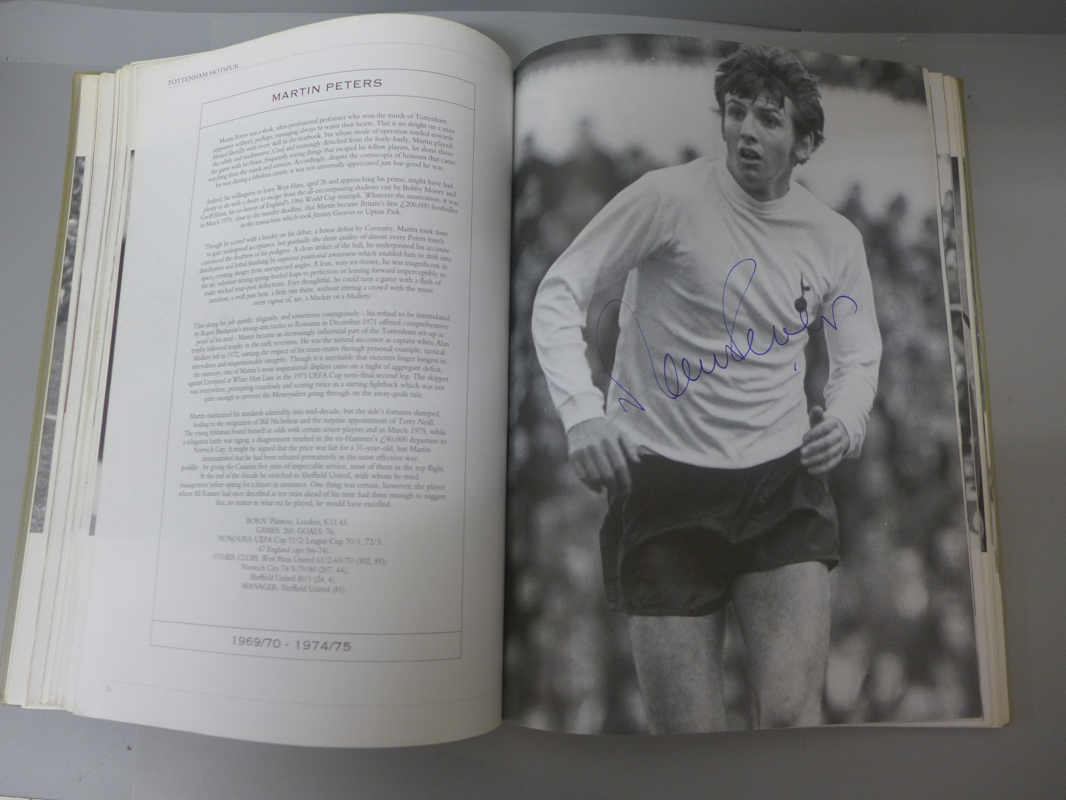 Football:- two Player by Player books relating to Chelsea F.C. and Tottenham Hotspur, containing - Image 5 of 11